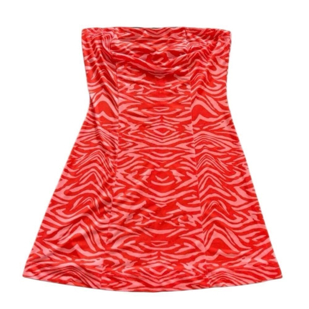 NWOT Miscreants Women's Revolve Animal Print Cupid Mini Dress Size Medium